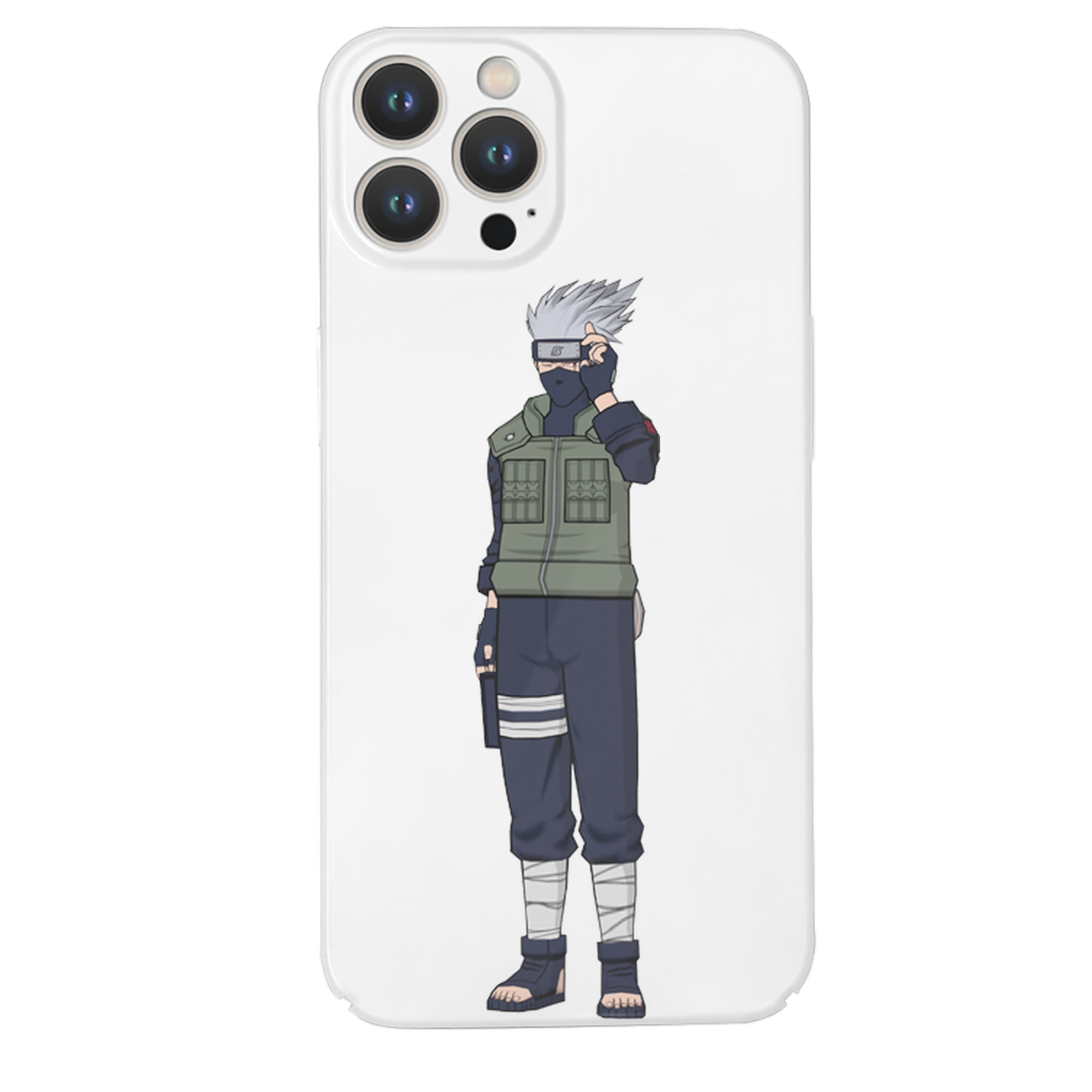 （画像用） NARUTO -ナルト- はたけ カカシ Hatake Kakashi 【iPhone 14シリーズ対応】ハードケース